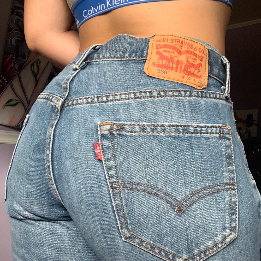 LEVI 559 JEANS MEDIUM/LIGHT WASH